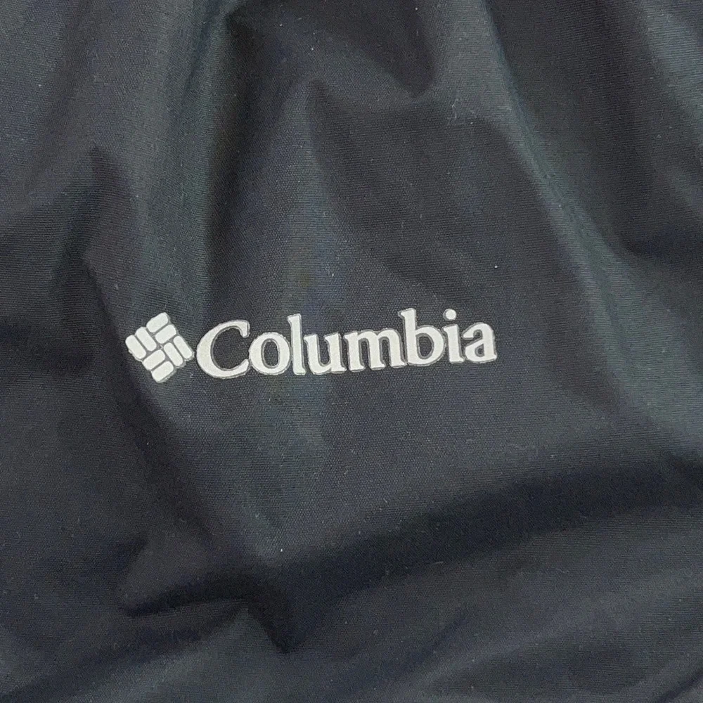 Columbia Boys Large 14/16 Black Grey Insulated Hooded Puffer Jacket SB5836